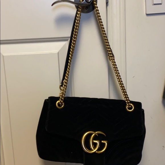 Gucci Marmont velvet handbag - Picture 6 of 14